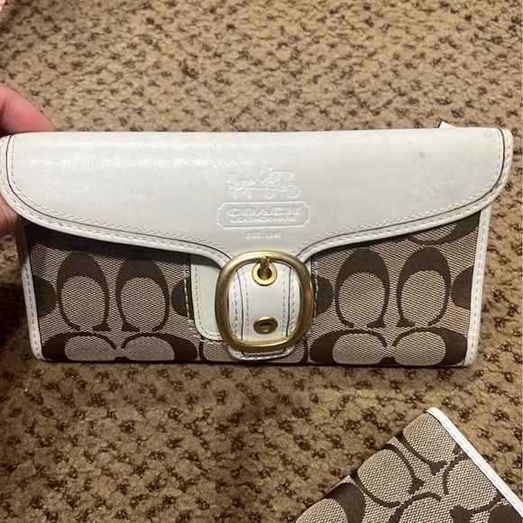 Authentic Coach Wallet and check book - Picture 4 of 5